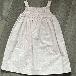 Janie and Jack dress 12–18 months Cotton Smocked pink